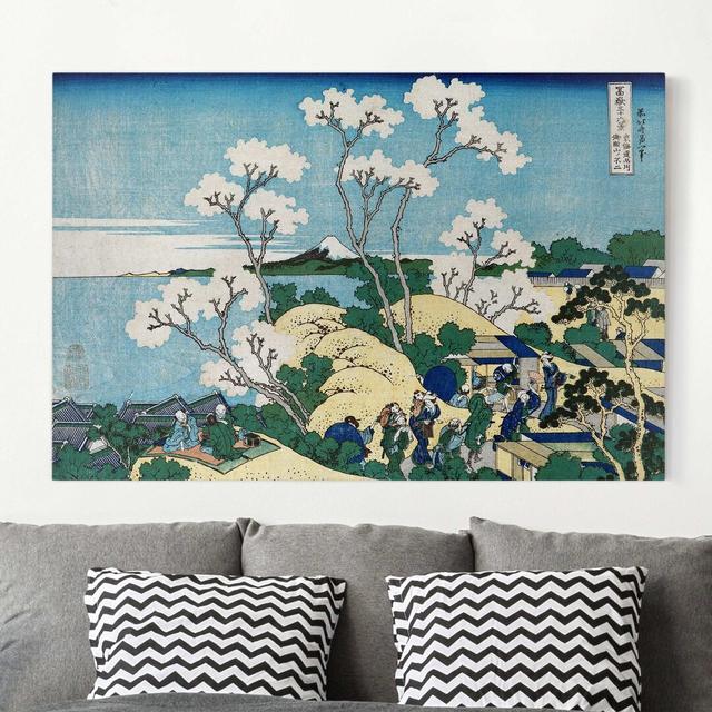 Leinwandbild Der Fuji von Gotenyama von Katsushika Hokusai Rosalind Wheeler Größe: 40 cm H x 60 cm B on Productcaster.