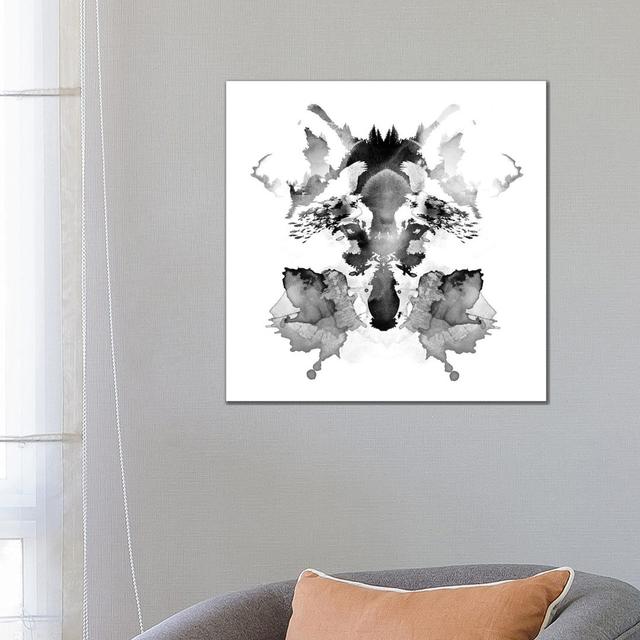 Rorschach by Robert Farkas - Wrapped Canvas Gallery-Wrapped Canvas Giclée Metro Lane Size: 66.04cm H x 66.04cm W x 1.91cm D on Productcaster.