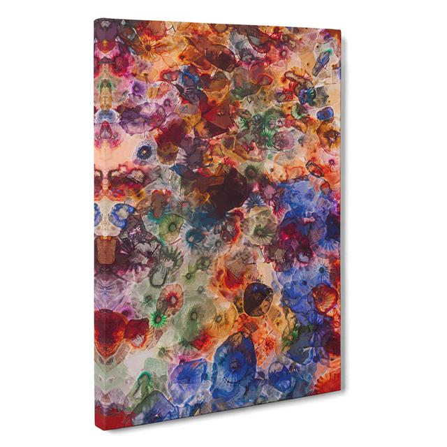 Colour Me in Abstract - Wrapped Canvas Graphic Art Print East Urban Home Size: 91cm H x 60cm W x 3cm D on Productcaster.