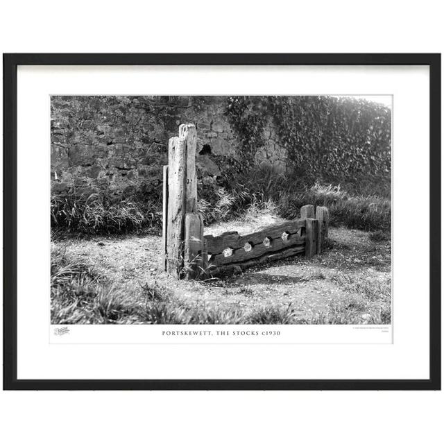 'Portskewett, the Stocks C1930' - Picture Frame Photograph Print on Paper The Francis Frith Collection Size: 45cm H x 60cm W x 2.3cm D on Productcaster.