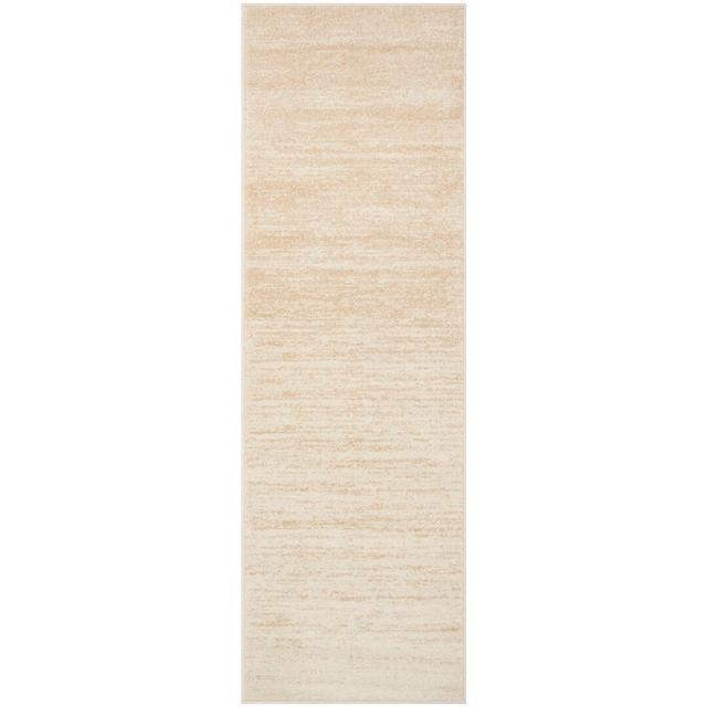 Hornsey Hooked Champagne/Cream Rug Brayden Studio Rug Size: Runner 76 x 183cm on Productcaster.