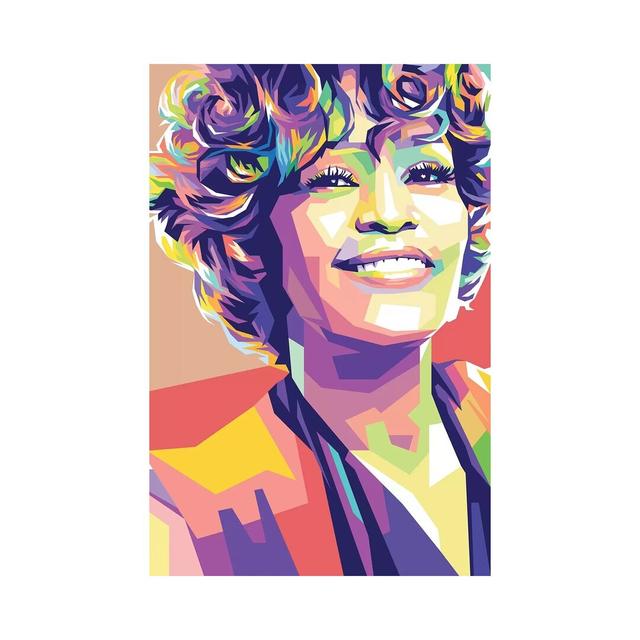 Leinwandbild - Grafikdruck „Whitney Houston” von Dayat Banggai 17 Stories Format: Leinwandbild, Größe: 101,06 cm H x 66,04 cm B x 3,81 cm T on Productcaster.