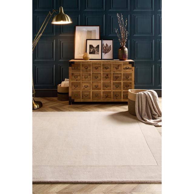 Banhart No Pattern Hand Loom Woven Natural Area Rug Brayden Studio Rug Size: Rectangle 160 x 230cm on Productcaster.