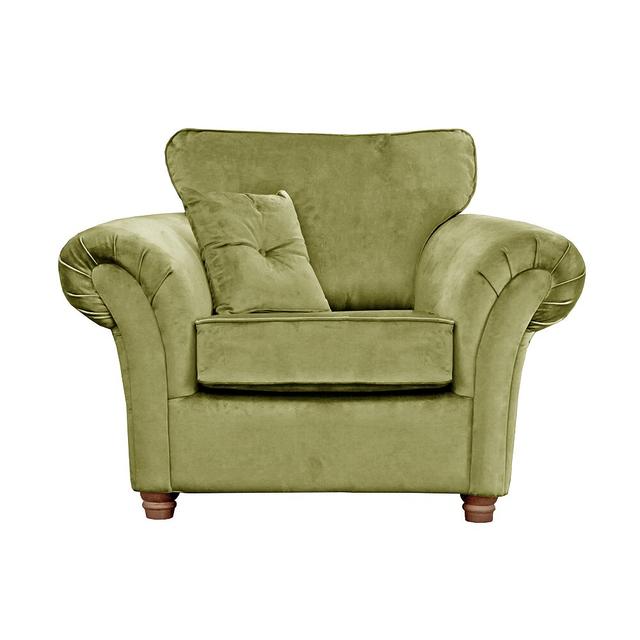 Lila Armchair Mercer41 Upholstery Colour: Olive on Productcaster.