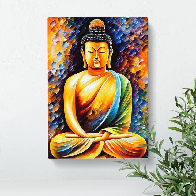 View of Buddha No.4 Wrapped Canvas Latitude Vive Size: 76cm H x 50cm W x 3cm D on Productcaster.