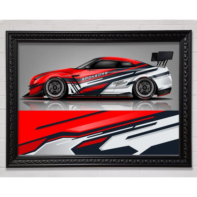 Super Car Racer - Einzelner Bilderrahmen Kunstdrucke Bright Star Größe: 59,7 cm H x 84,1 cm B on Productcaster.