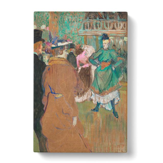 Quadrille at the Cabaret by Henri de Toulouse-Lautrec - Wrapped Canvas Painting East Urban Home Size: 50cm H x 35cm W x 3cm D on Productcaster.