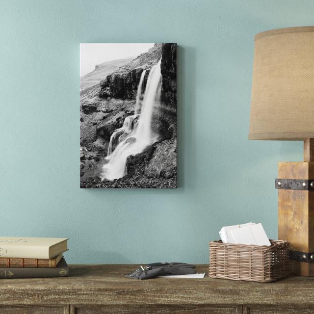 Hidden Waterfall by Laura Marshall - Unframed Photograph Print on Canvas Blue Elephant Size: 46cm H x 30cm W x 3.8cm D on Productcaster.