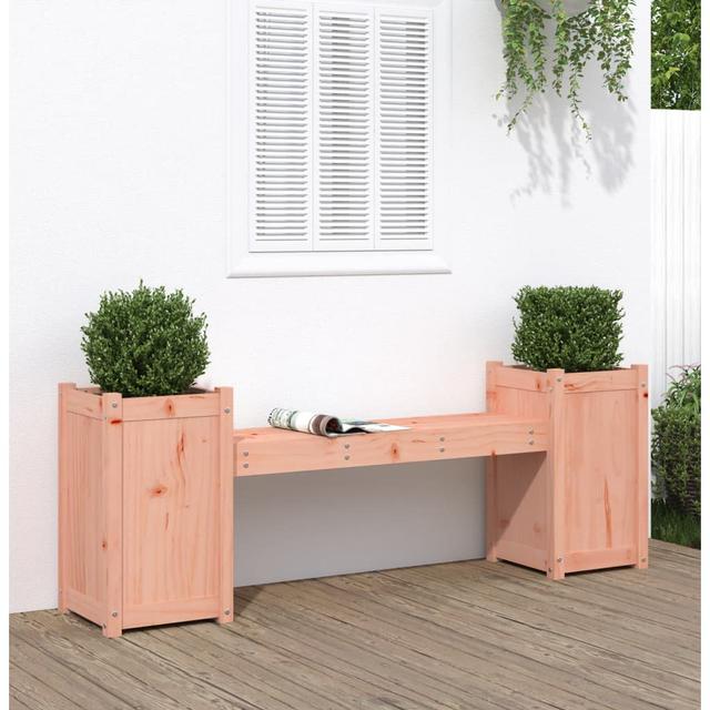 Dealba Wooden Planter Bench Natur Pur on Productcaster.