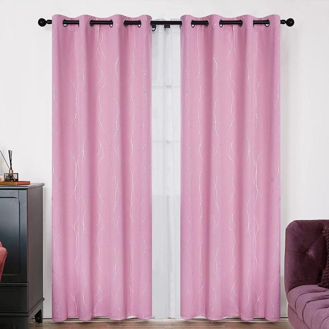 Amzi Blackout Curtain Pair Metro Lane on Productcaster.