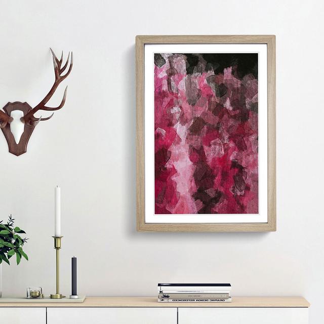 Desire in Abstract - Picture Frame Graphic Art Print East Urban Home Frame Option: Oak Framed, Size: 48cm H x 36cm W x 2cm D on Productcaster.