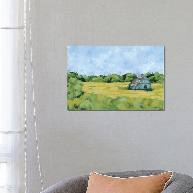 Spring Meadow by Jennifer Holden - Wrapped Canvas Print Brambly Cottage Size: 45.72cm H x 66.04cm W x 1.91cm D on Productcaster.