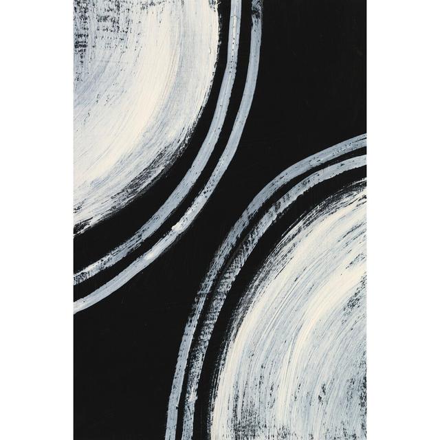 Ivory & Black I by Regina Moore - Wrapped Canvas Painting Ivy Bronx Size: 91cm H x 61cm W on Productcaster.