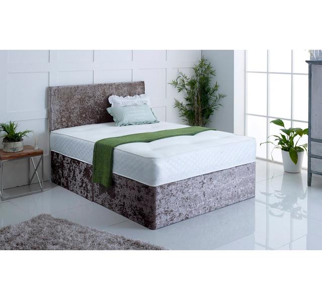 Betts Divan Bed Rosdorf Park Colour: Truffle, Size: Double (4'6), Storage Type: 4 Drawers on Productcaster.