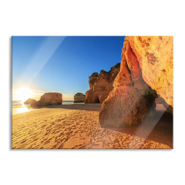 Sunset on the Cliffs - Unframed Photograph on Glass Highland Dunes Size: 60cm H x 80cm W x 0.4cm D on Productcaster.