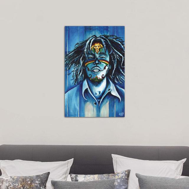 One Love by The Poet Mr. Fab - Wrapped Canvas Print Latitude Run Size: 66.04cm H x 45.72cm W x 3.81cm D on Productcaster.