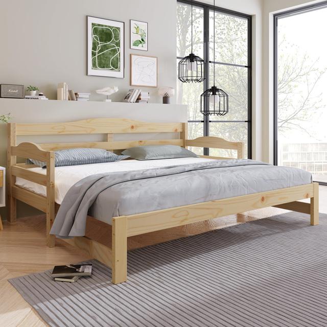 Daybed Cabin Bed SIngle Guest Bed Sofa Bed 3 FT 90 x190 cm -Natural Dongguan Xiyite Trading Co., Ltd. on Productcaster.