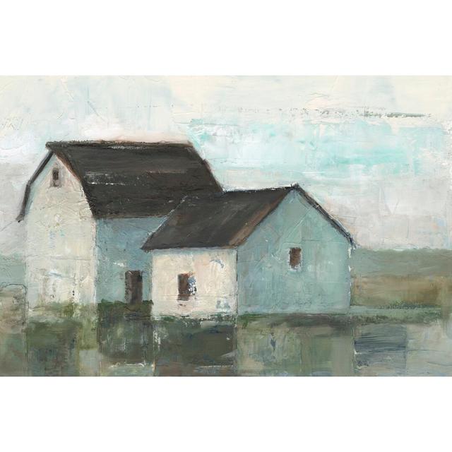 Barn At Sunset II by Ethan Harper - Wrapped Canvas Painting August Grove Size: 61cm H x 91cm W on Productcaster.