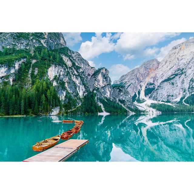 The Lago Di Braies by Andrey Danilovich - Print Alpen Home Size: 40cm H x 60cm W on Productcaster.