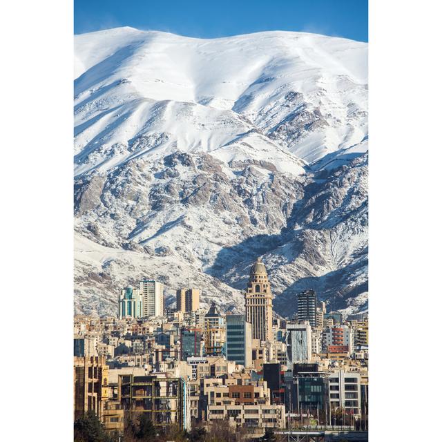 Snow Covered Alborz Mountains - Wrapped Canvas Photograph Alpen Home Size: 46cm H x 30cm W on Productcaster.