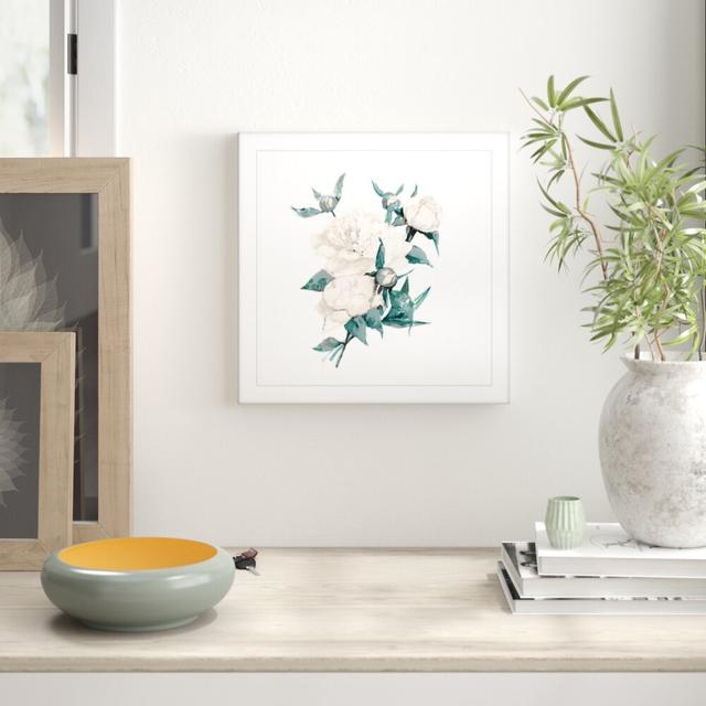 'Prickly Rose' Framed Print East Urban Home Size: 51cm H x 51cm W on Productcaster.