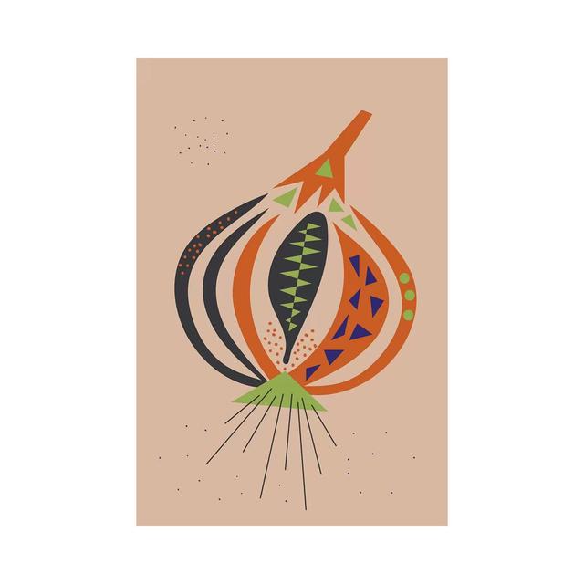 Onion by Flatowl - Wrapped Canvas Painting ClassicLiving Size: 66.04cm H x 45.72cm W x 1.91cm D on Productcaster.