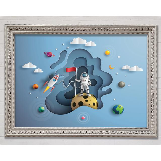 The Outer Space Adventure - Single Picture Frame Art Prints Bright Star Size: 21cm H x 29.7cm W x 3cm D on Productcaster.