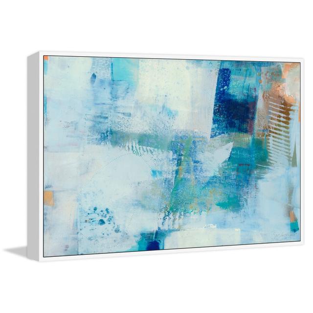 Kenning IX - Painting Print on Canvas East Urban Home Format: White Floater Framed, Size: 51 cm H x 76 cm W x 4 cm D on Productcaster.