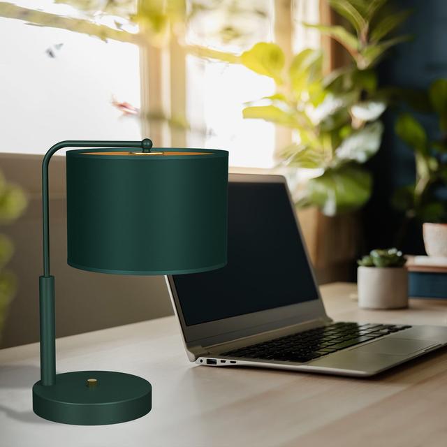 Delre 37Cm Green Arched Table Lamp Brayden Studio on Productcaster.