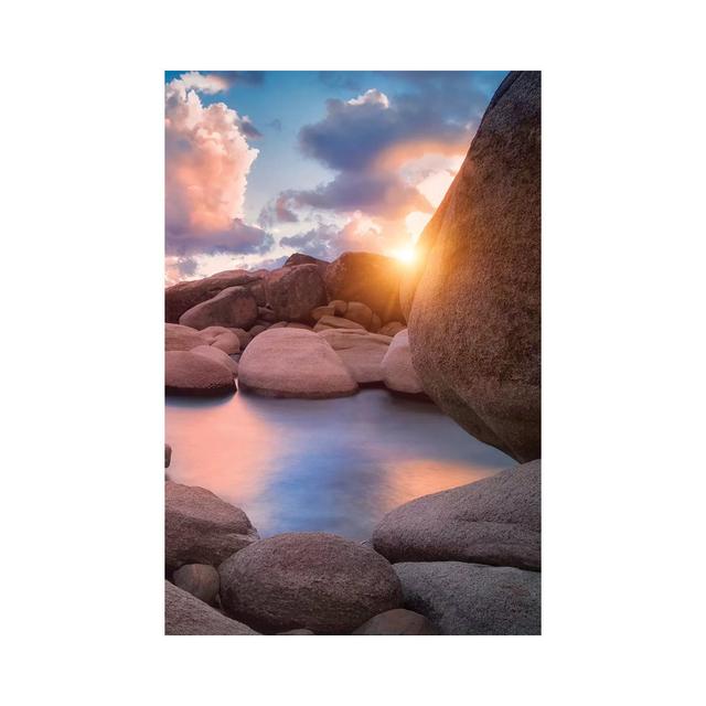 Tahoe Shore II by Dennis Frates - Wrapped Canvas Gallery-Wrapped Canvas Giclée Alpen Home Size: 45.72cm H x 30.48cm W x 1.91cm D on Productcaster.