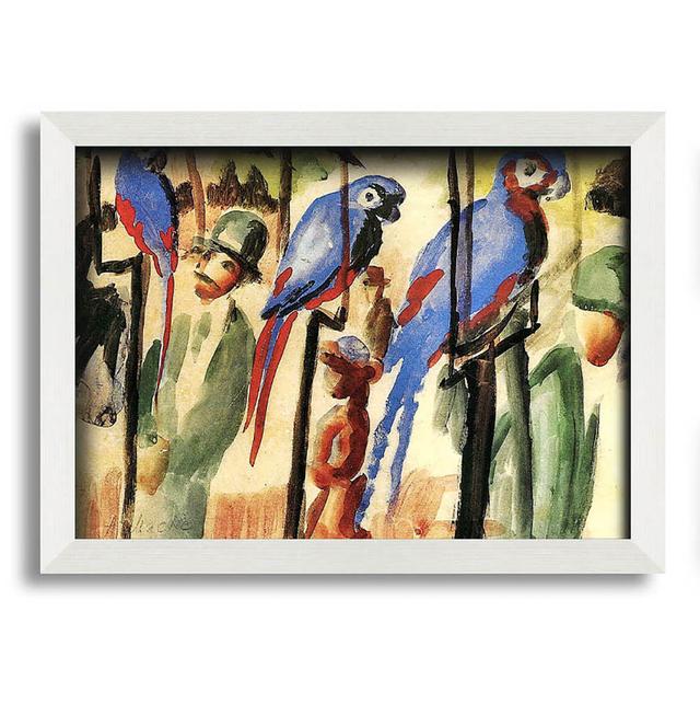 August Macke with the Parrots - Single Picture Frame Art Prints 17 Stories Size: 42cm H x 59.7cm W on Productcaster.