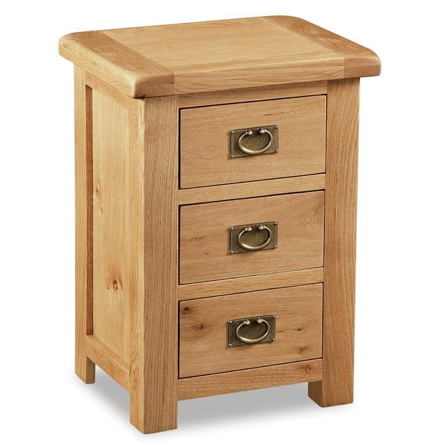 Benjamin 3 Drawer Bedside Table Union Rustic on Productcaster.