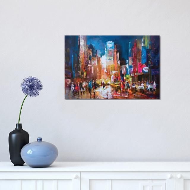 New York by Willem Haenraets - Wrapped Canvas Painting ClassicLiving Size: 30.48cm H x 45.72cm W x 1.905cm D on Productcaster.