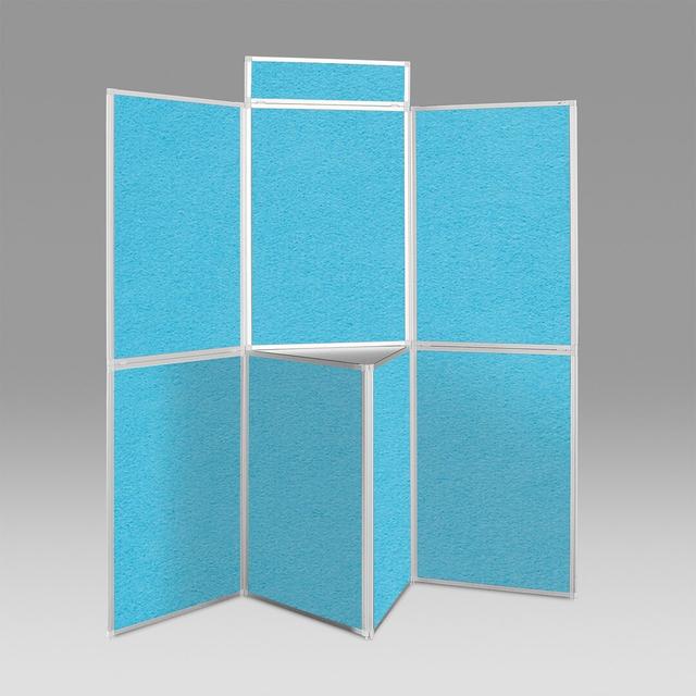 Free-Standing Bulletin Board 220cm H x 210cm W Symple Stuff Colour: Cyan on Productcaster.