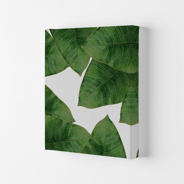 Banana Leaf II - Print East Urban Home Size: 59.4cm H x 42cm W x 4cm D, Format: Wrapped Canvas on Productcaster.