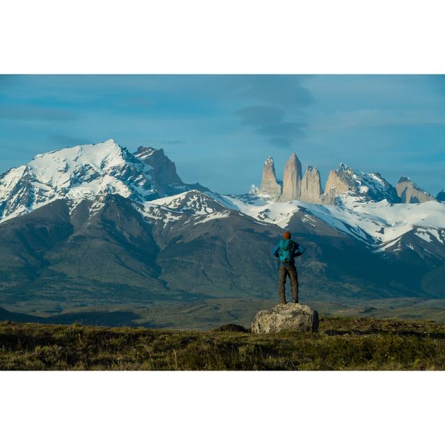 Hiking In Chile's Patagonia by AscentXmedia - No Frame Art Prints on Canvas Alpen Home Size: 51cm H x 76cm W on Productcaster.