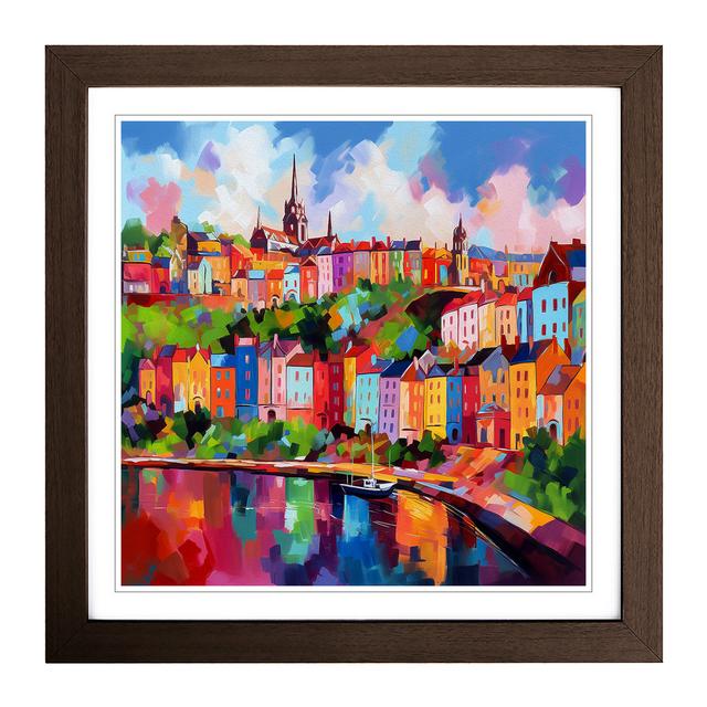 City Of Bristol Fauvism - Single Picture Frame Art Prints on Wood 17 Stories Format: Walnut on Productcaster.