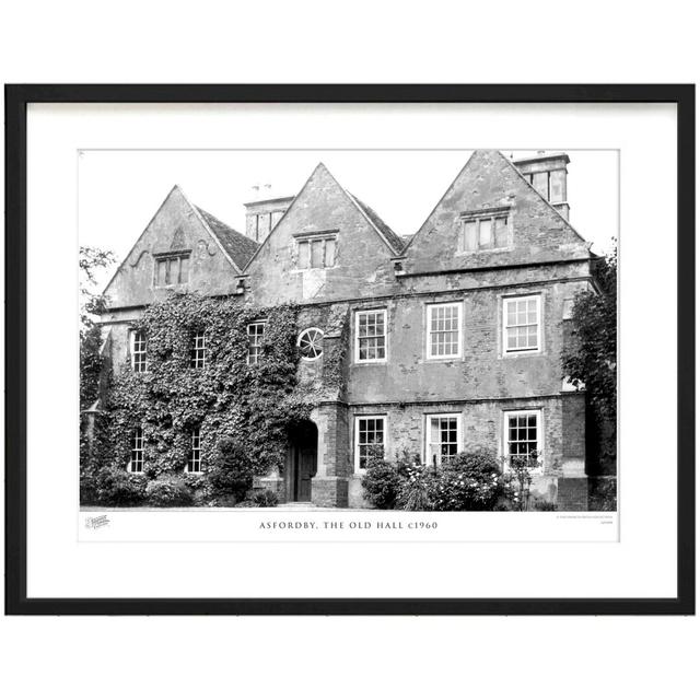 'Asfordby, the Old Hall C1960' - Picture Frame Photograph Print on Paper The Francis Frith Collection Size: 63.3cm H x 83.5cm W x 2.3cm D on Productcaster.