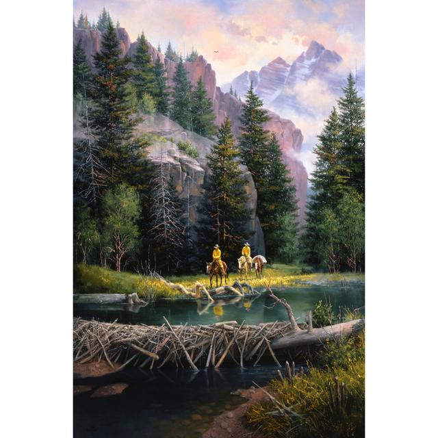 Lure of The Rockies - Wrapped Canvas Art Prints Union Rustic Size: 30cm H x 20cm W on Productcaster.