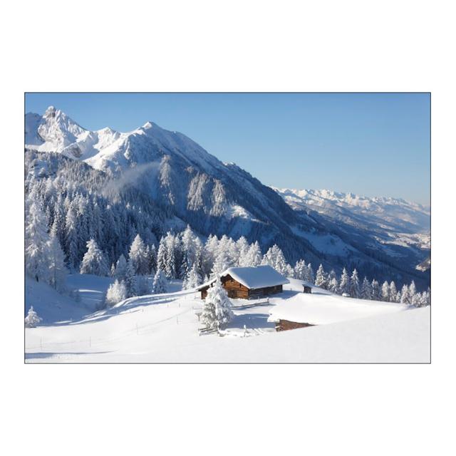 Glatte Fototapete Fontinella Alpen Home Maße: 210 cm H x 315 cm B on Productcaster.