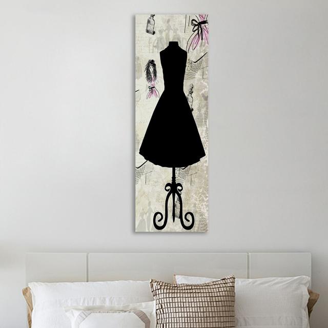 Fashion-ista 2 by Kimberly Allen - Wrapped Canvas Panoramic Print East Urban Home Size: 137cm H x 46cm W x 4cm D on Productcaster.