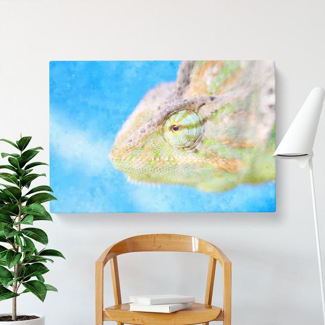 Chameleon Lizard Vol.4 - Wrapped Canvas Print East Urban Home Size: 50cm H x 76cm W x 3cm D on Productcaster.