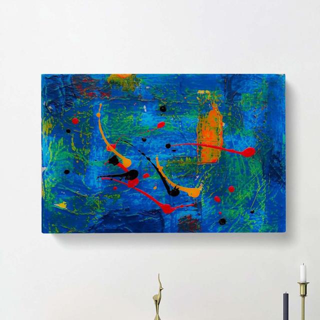 Abstract Art Painting Vol.325 by S.Johnson - Wrapped Canvas Painting Print East Urban Home Size: 40cm H x 60cm W x 3cm D on Productcaster.