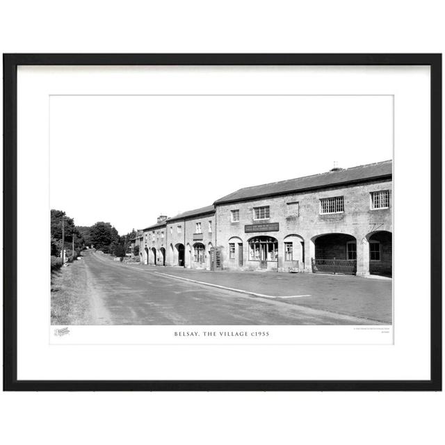 'Belsay, the Village C1955' - Picture Frame Photograph Print on Paper The Francis Frith Collection Size: 45cm H x 60cm W x 2.3cm D on Productcaster.