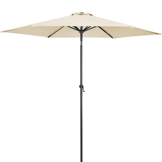 Dora 300cm Traditional Parasol Freeport Park Colour (Fabric): Beige on Productcaster.