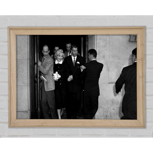 Marilyn Monroe Photography - Single Picture Frame Art Prints Ebern Designs Size: 59.7cm H x 84.1cm W x 1.5cm D on Productcaster.