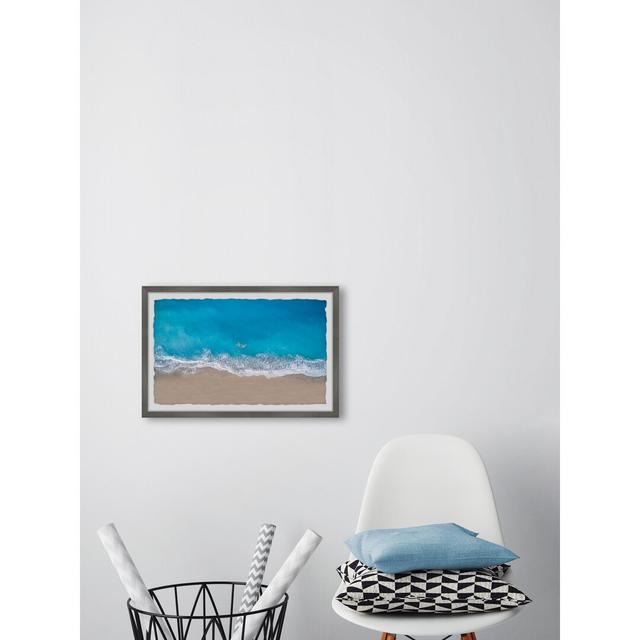 'Waves from the Top' - Picture Frame Painting Print on Paper Highland Dunes Size: 20 cm H x 30 cm W x 3.81 cm D on Productcaster.