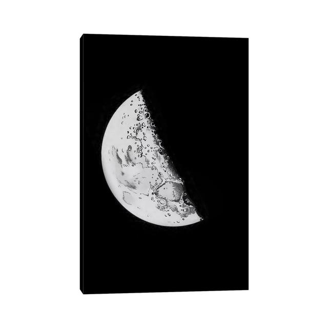 Phases of the Moon III by PatentPrintStore - Wrapped Canvas Graphic Art Metro Lane Size: 45.72cm H x 30.48cm W x 1.91cm D on Productcaster.