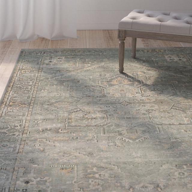 Batchtown Grey Rug Three Posts Rug Size: Rectangle 200 x 280cm on Productcaster.