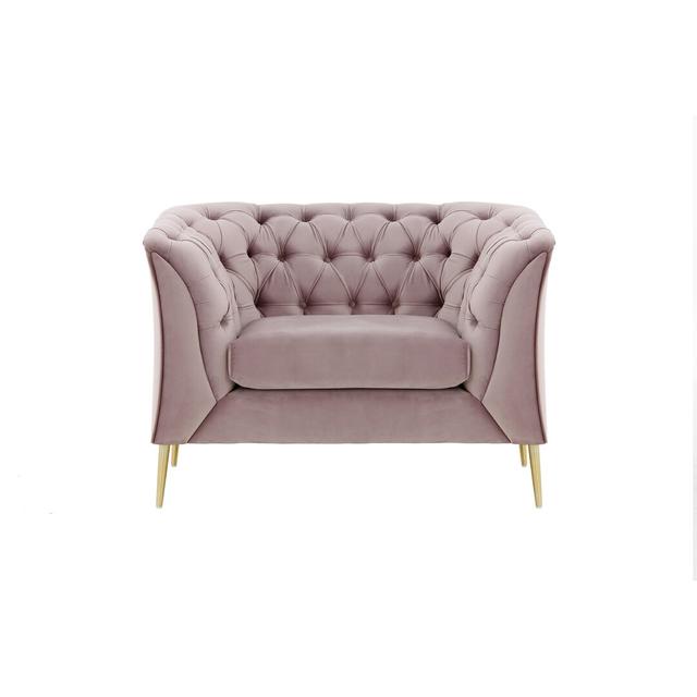 Septimus Chesterfield Chair Fairmont Park Upholstery Colour: Pink on Productcaster.